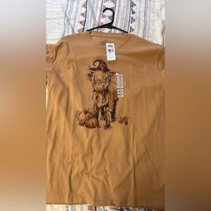 Brown Halloween Graphic T-Shirt